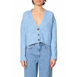 NEW VANESSABRUNO daniela sweater top in ocean